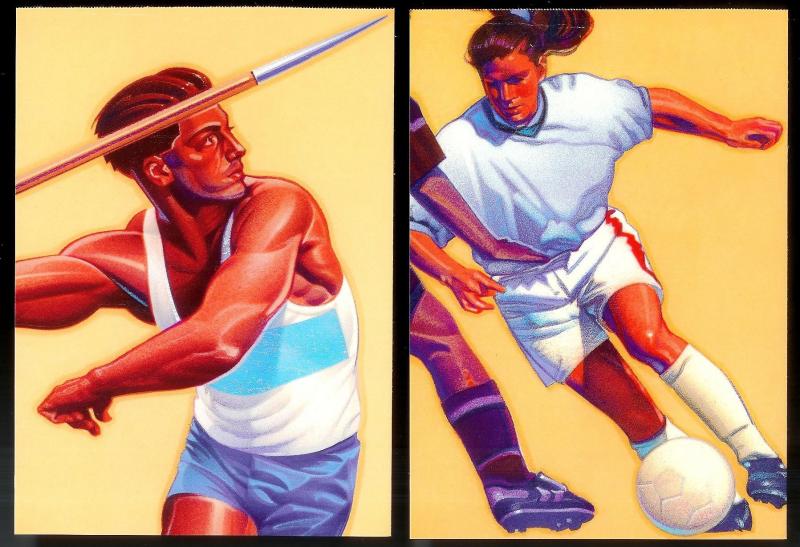 UNITED STATES (20) Full set of Summer Olympics postal cards 1996 MNH Fresh!