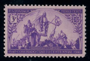 US Stamp #898 Coronado Expedition 3c - PSE Cert - XF 90 - MNH - SMQ $12.00