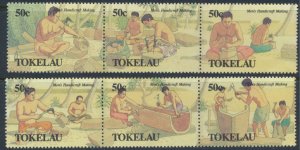 Tokelau Islands  SC# 174a-177a MNH  Men's Handicrafts see details & scans    