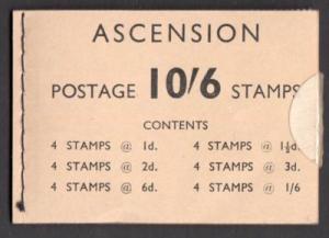 ASCENSION 75/80 NH '63 10sh6d Birds booklet $90.00