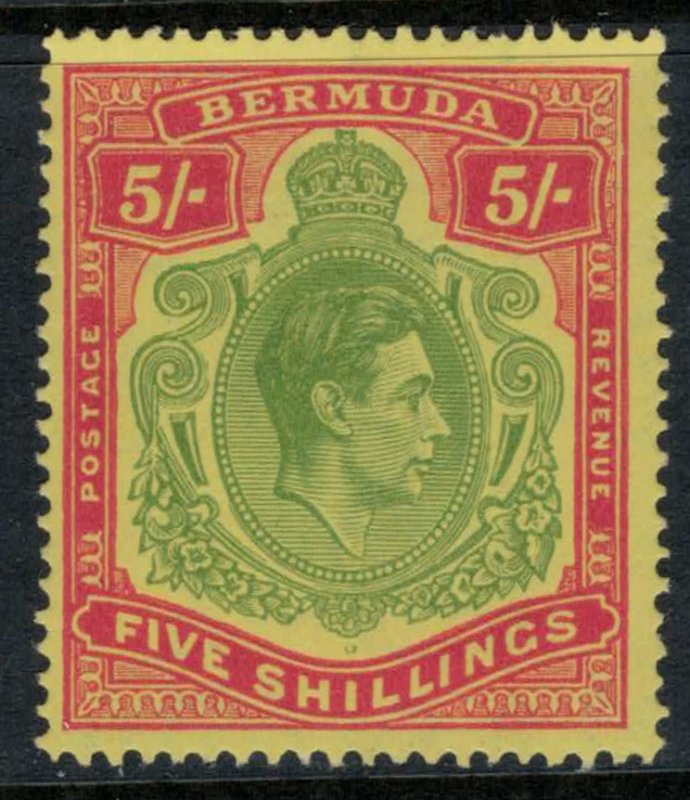 Bermuda #125a* (S.G. Cat. #118)  CV $60.00