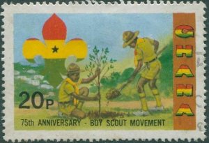 Ghana 1982 SG991 20p Scouts planting tree FU