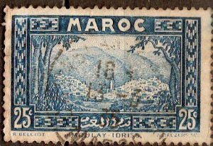 French Morocco 1933: Sc. # 131; Used Single Stamp