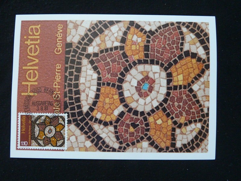 art mosaic maximum card Switzerland 1981