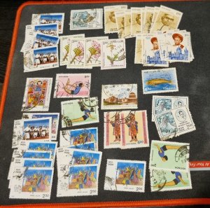 India 7 Photos Huge Lot Of Stamps 1960s'-1990s'. #655