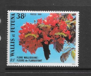 WALLIS & FUTUNA #322 FLOWER MNH