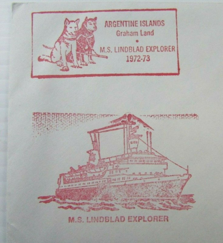 1972 British Antarctic Territory cover MS Lindblad Explorer Expedition  #41