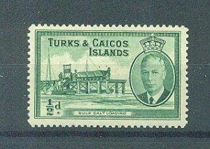 Turks & Caicos Islands sc# 105 mh cat value $.75