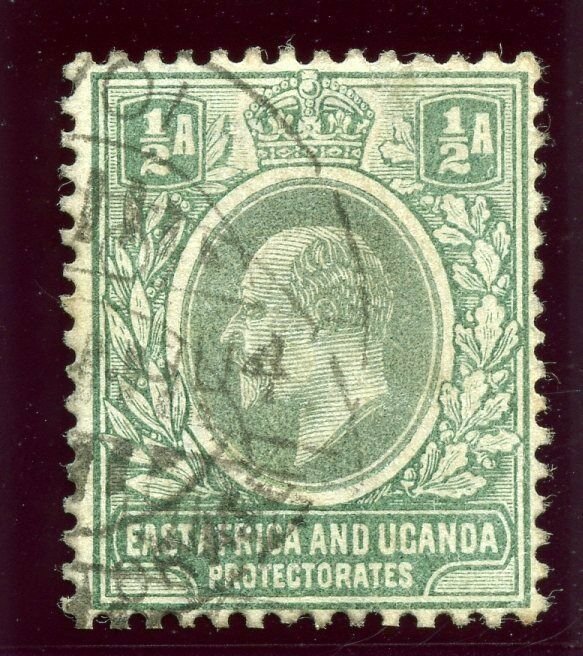 K.U.T. 1904 KEVII ½a green very fine used. SG 1. Sc 1.