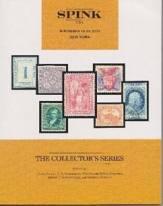 Spink November 2015 Collector's Series Stamp Auction Catalogue - NEW