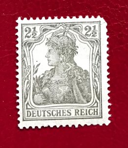 1916-19 Germany Sc 97 unused 2 1/2pf Germania Cv.25 Lot 3394