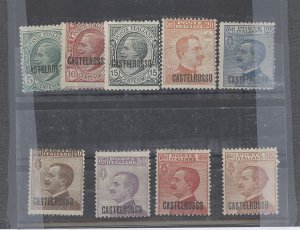 Castellorizo #51-59  Single (Complete Set)