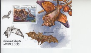 2019 Angola Bats SS (Scott NA) MNH