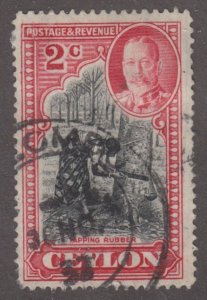 Ceylon 264 Tapping Rubber Trees 1935