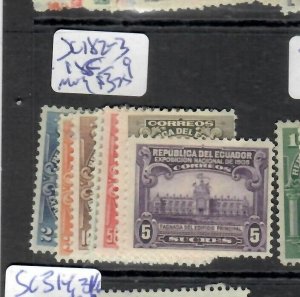 ECUADOR  (PP1912B)     SC 182-3, 185-9       MOG 