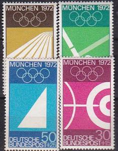Germany B446-9 1969 Olympics Cpl MH