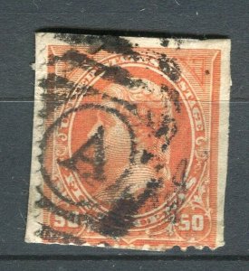 USA; 1894 early classic Presidential issue used 50c. value