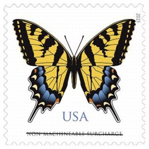 Eastern Tiger Swallowtail Butterfly Back of TEN Postage Stamps Scott 4999