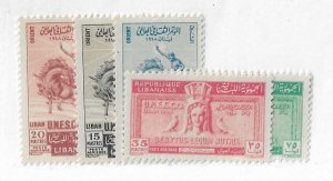 Lebanon Sc #C141-C145  set of 5 OG VF