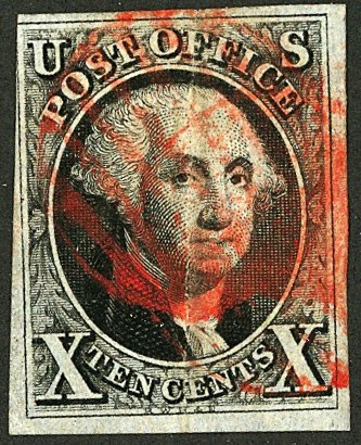 U.S. #2 USED RED CANCEL