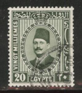 EGYPT Scott 142 Used 1927-37 King Fuad  stamp