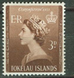 Tokelau # 4 QE II Coronation    (1) Unused VLH