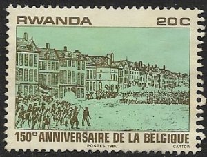 Rwanda # 993 - Belgian Independency - unused HR.....{I}