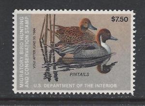 U.S. Sc.# RW50 mint unhinged