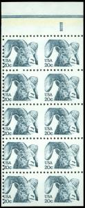 US SCOTT #1949b Vertical Imperf on Booklet Pane! SCV $90.00, Superb! garyposner!