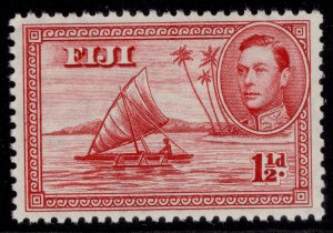 FIJI GVI SG252c, 1½d deep carmine, NH MINT.