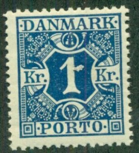 DENMARK #J22, Mint Never Hinged, Scott $235.00 