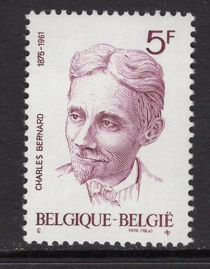 Belgium   #957   MNH  1973   Bernard 5fr