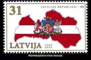 Latvia Scott 723 Mint never hinged.