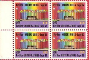 1967 United Nations NY UN Pavilion. EXPO  SC# 172  Mint