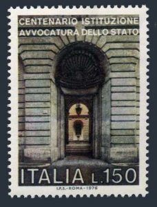 Italy 1218 two stamps, MNH. Michel 1521. State Advocate's Office, Rome, 1976.