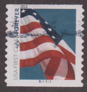 US #4489 Forever Flag Used PNC Single #S111111