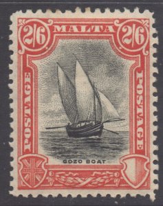 Malta Scott 144 - SG169, 1926 George V 2/6d MH*