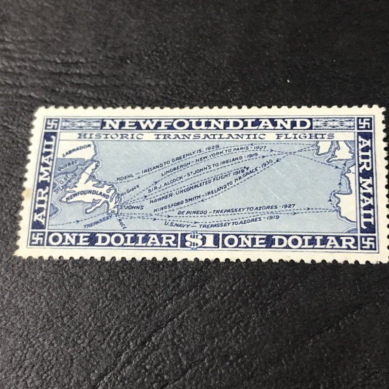 NEW FOUNDLAND # C8--MINT NEVER/HINGED*---BLUE---AIR-MAIL---1931