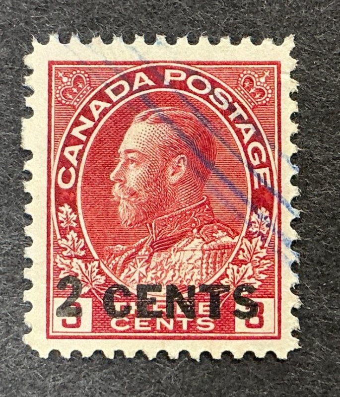 Canada #139-140 - 1926 KGV  set of 2 overprinted, used stamps, Cat. $85.00.