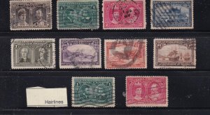 CANADA # 96-103 VF-USED PLUS HAIRLINES QUEBEC TERCENTENARY COMPLETE CV $1100