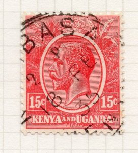 Kenya Uganda 1922 Early Issue Fine Used 15c. 296770