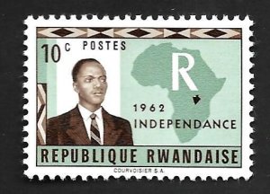 Rwanda 1962 - MNH - Scott #1