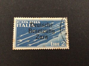 German Occupation issues Dalmatia Zara overprint air express used stamp 58358 