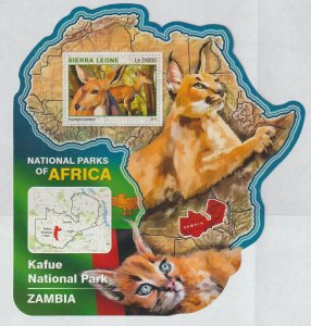 Sierra Leone - 2016 MNH s/s of African National Parks issue #3799