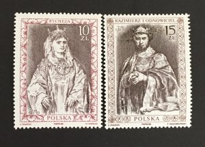 Poland 1988 #2884-5, Royalty, MNH.