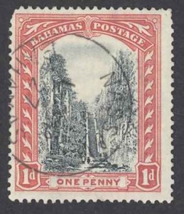 Bahamas Sc# 71 Used 1921-1934 1p carmine & black Queen's Staircase