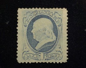 HS&C: Scott #145 No gum Incredible Jumbo margin unfortunate thin. XF/Sup Mint