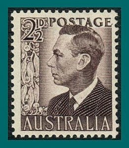 Australia 1951 King George VI, MNH  #232,SG237c
