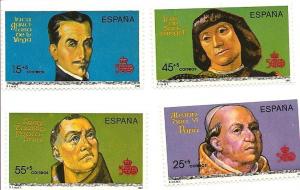 Spain B187-190 MNH