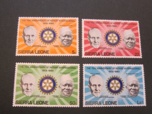 Sierra Leone 1980 Sc 417-80 set MH